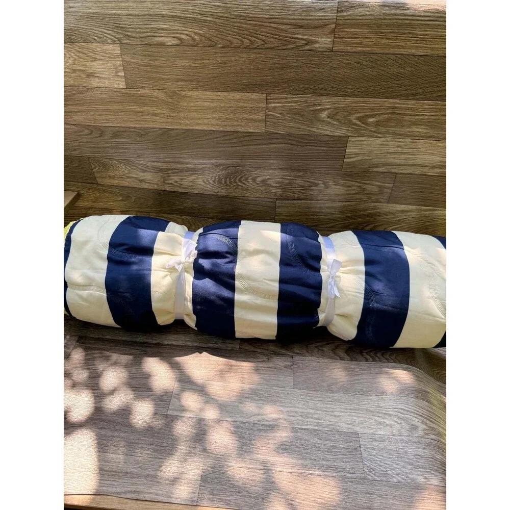 Room Essentials Outdoor Striped Beach Mat Navy 2'6